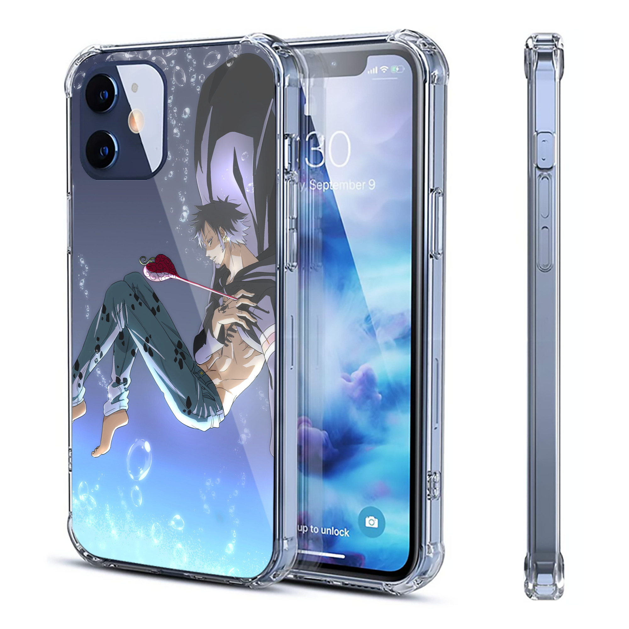 （画像用） ワンピース ONE PIECE 【iPhone 12シリーズ対応】透明スマホケース（クリアソフトケース）